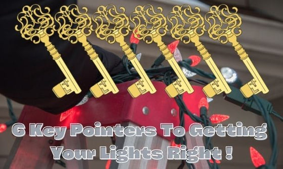 The Top 6 Key Pointers to Getting Your Outside Christmas Lights Right