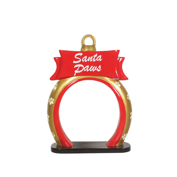 1m Bauble Santa Paws Archway Commercial Christmas Display Prop