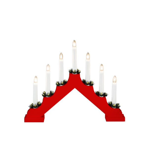 7 Bulb Red Welcome Window Arch Light