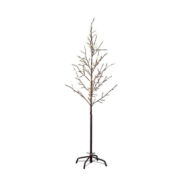 1.5m Brown Twig Christmas Tree with 120 Warm White LEDs