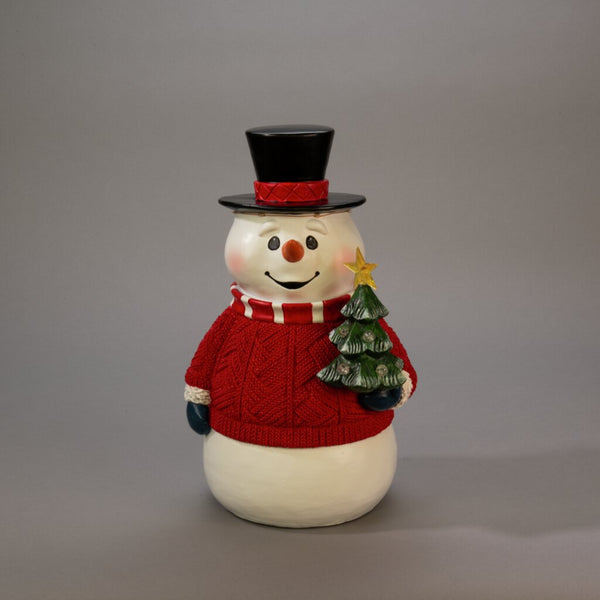 35cm Festive Snowman Christmas Table Top Light