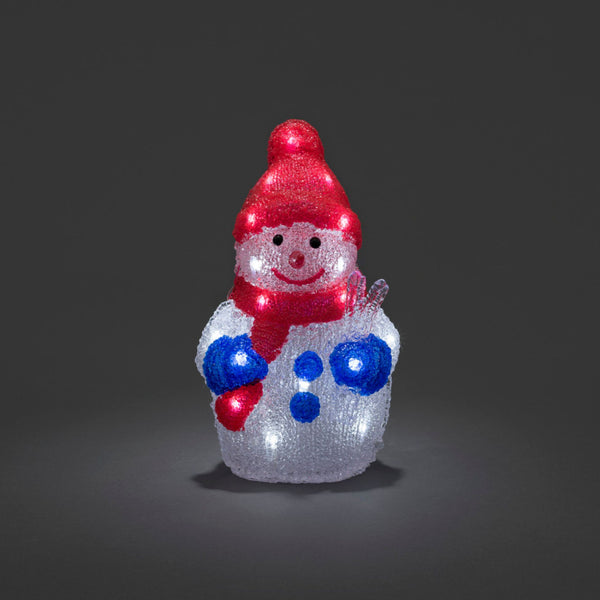 30cm Acrylic Snowman LED Christmas Display Light