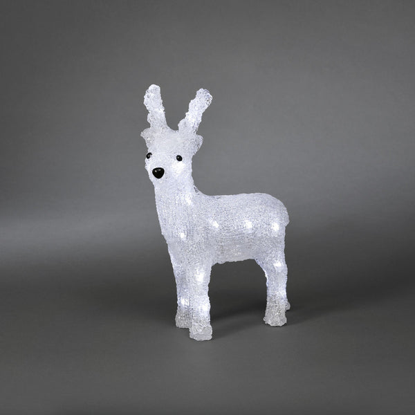 Acrylic Christmas Reindeer with 24 LEDs