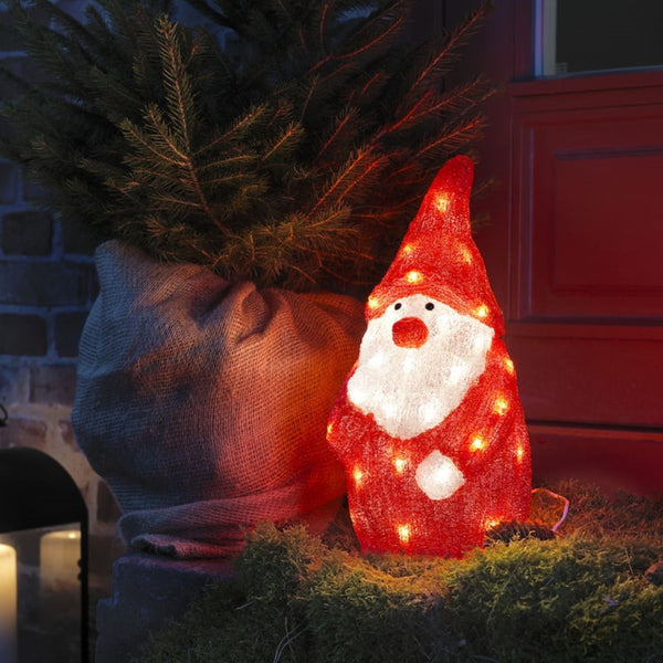 Acrylic LED Lit Santa with 40 LEDs
