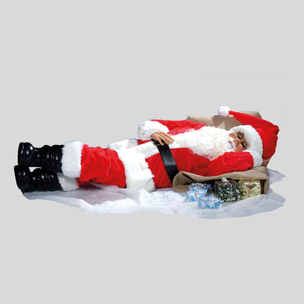 1.9m Sleeping Santa Claus Commercial Christmas Display Prop
