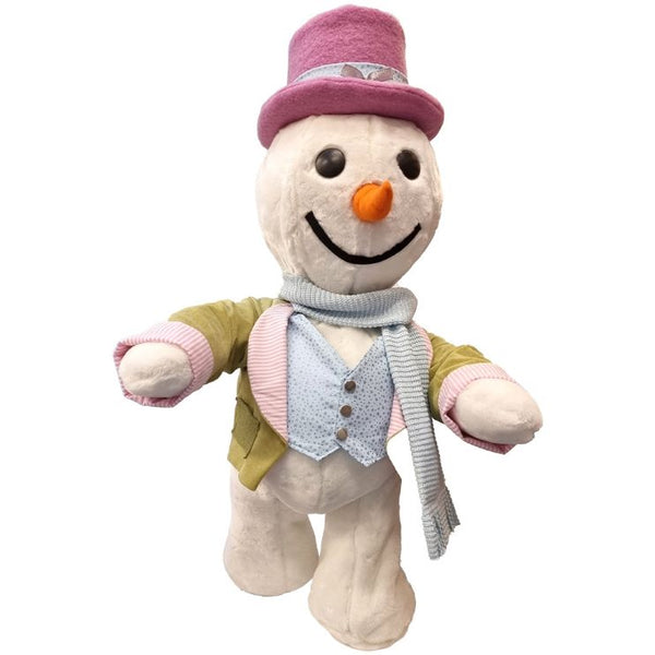 Animatronic Aspen the Standing Snowman Commercial Christmas Display Prop