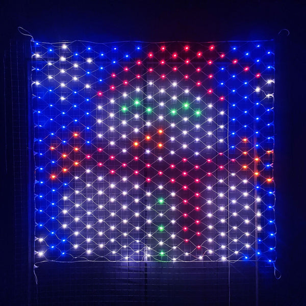 Snowman Design Outdoor Net Light 1.2m x 1.3m