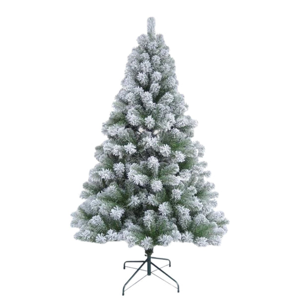 7ft Spruce Snow Flocked Artificial Christmas Tree with Stand