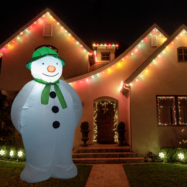 4ft Pre Lit Christmas Inflatable The Snowman