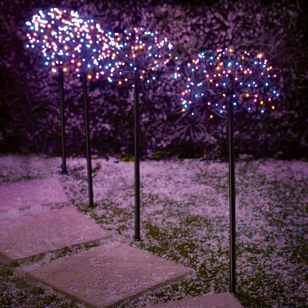 400 Rainbow Multi Action Sputnik Sparkler Path Finder Lights