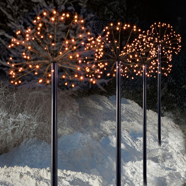 400 Warm White Multi Action Sputnik Sparkler Path Finder Lights
