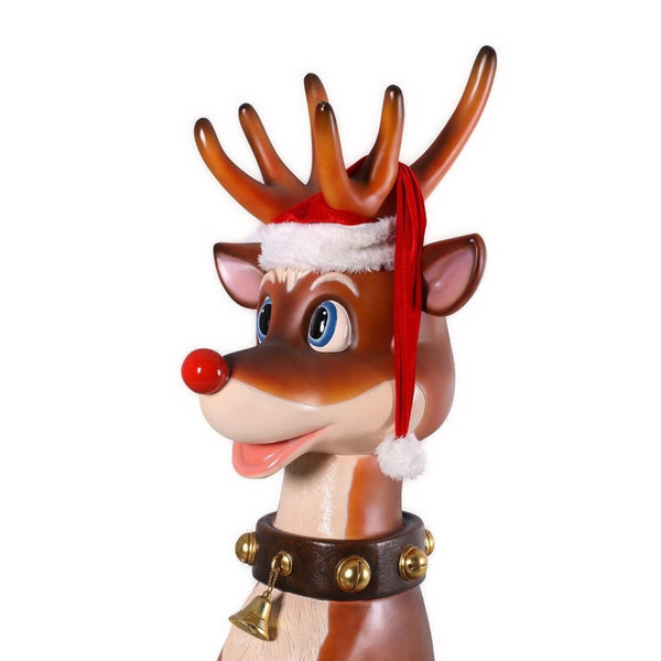 1.12m Small Funny Reindeer Commercial Christmas Display Prop
