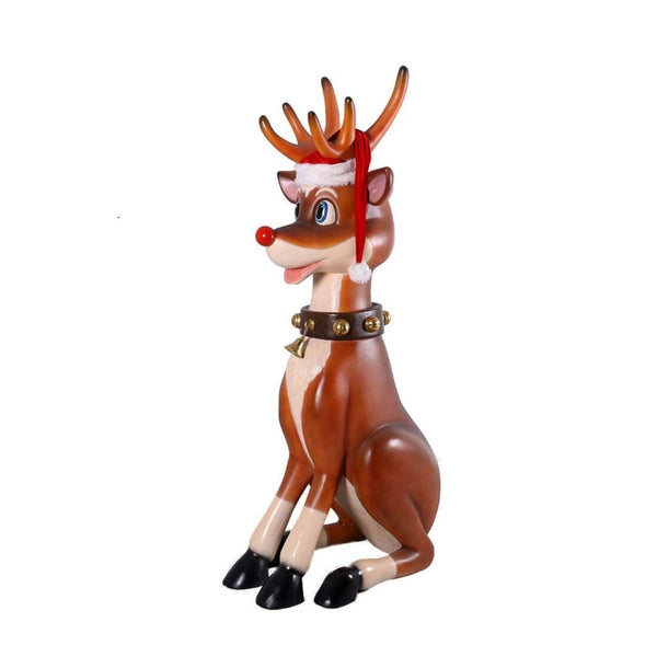 1.12m Small Funny Reindeer Commercial Christmas Display Prop