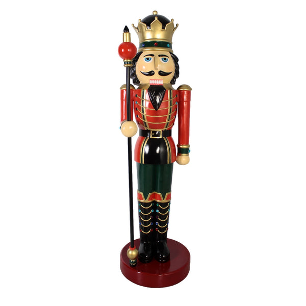 2.01m Christmas Nutcracker King Holding Sceptre (Right Hand) Display Prop