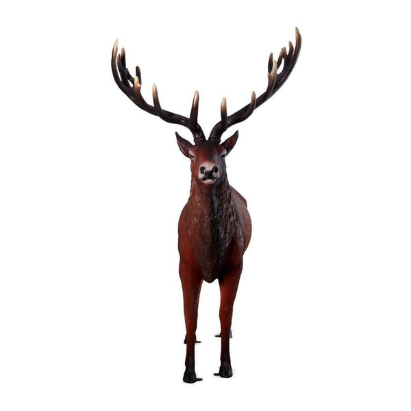 7ft Red Majestic Stag Commercial Christmas Display Prop