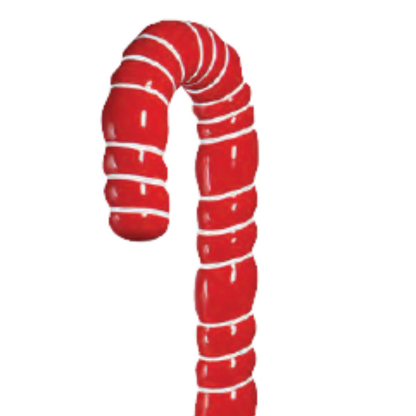 1.22m Red & White Candy Cane Commercial Christmas Display Prop