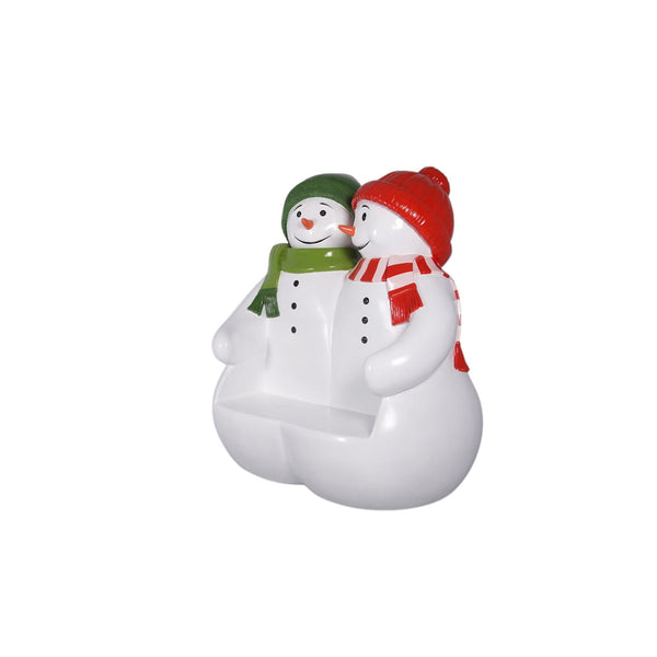 1.7m Christmas Commercial Seat - Green and Red Snowmen Display Prop