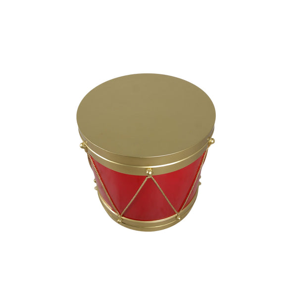Festive Display Drum Commercial Christmas Display Prop