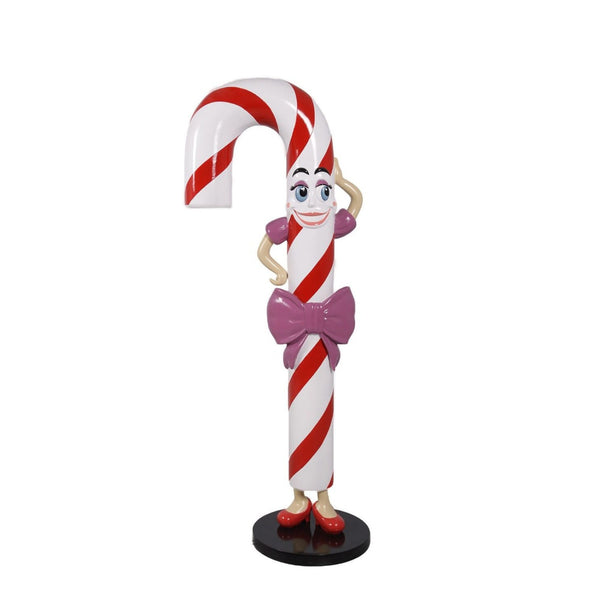 6ft Mo Candy Cane Stand Commercial Christmas Display Prop