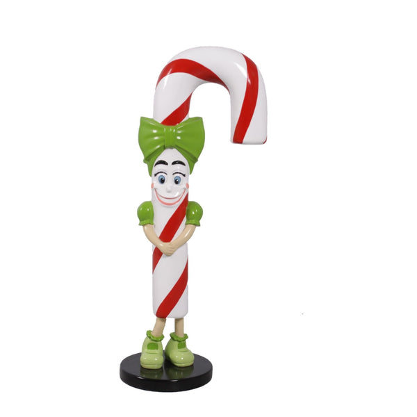 5ft Lizzy Candy Cane Stand Commercial Christmas Display Prop