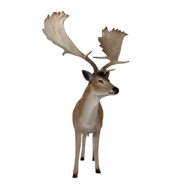 1.7m Festive Fallow Deer Buck Commercial Christmas Display Prop
