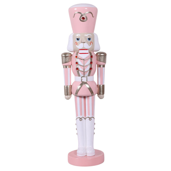 1.2m Christmas Nutcracker Soldier Wearing Pink Uniform