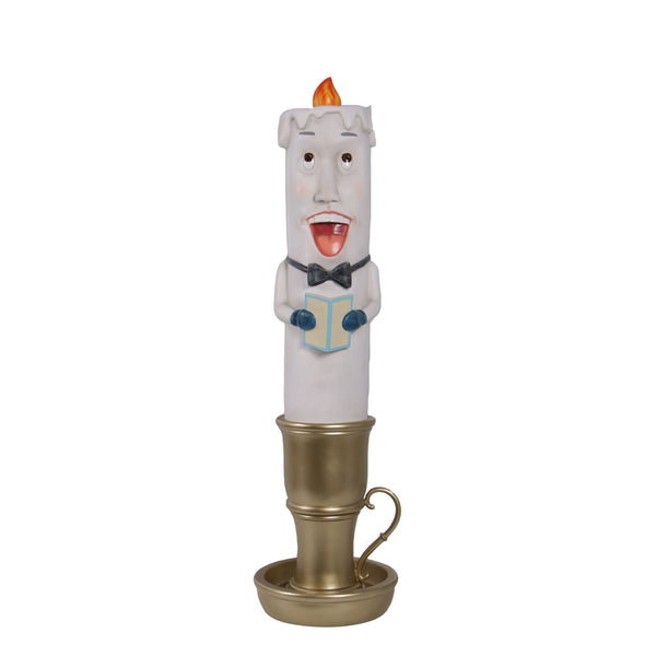 Male Caroling Candle Figure Christmas Display Prop