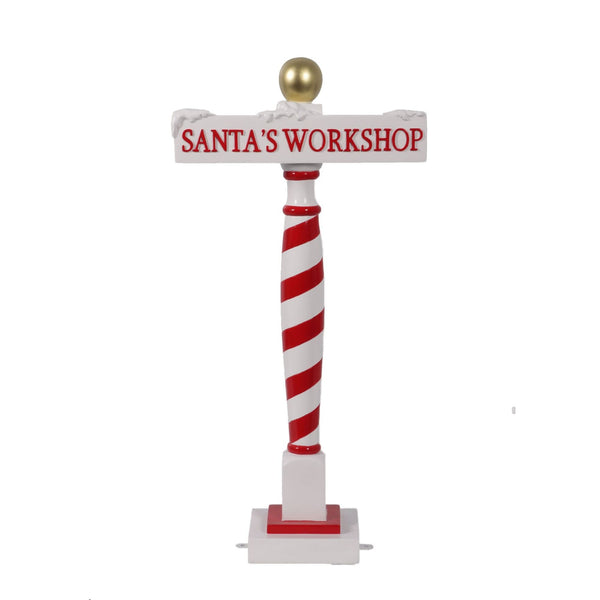 90cm Santa's Workshop Sign Commercial Christmas Display Prop