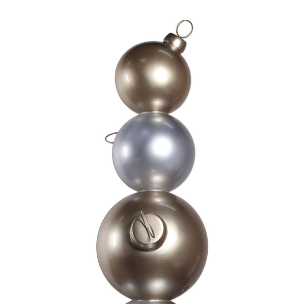 2.15m Christmas Ball Stack Commercial Christmas Display Prop