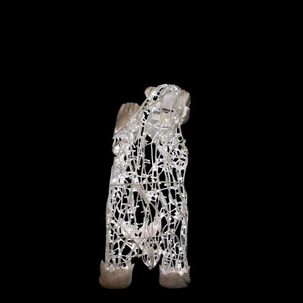 3.6ft Baby Polar Bear Standing LED Commercial Christmas Display Prop