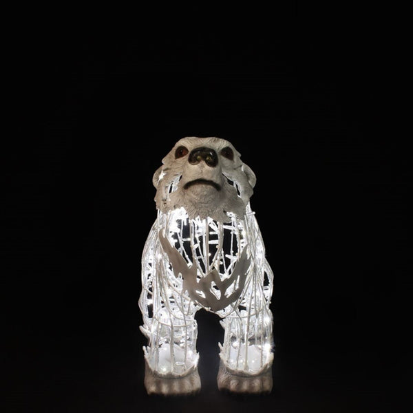 3ft Baby Polar Bear Walking LED Commercial Christmas Display Prop