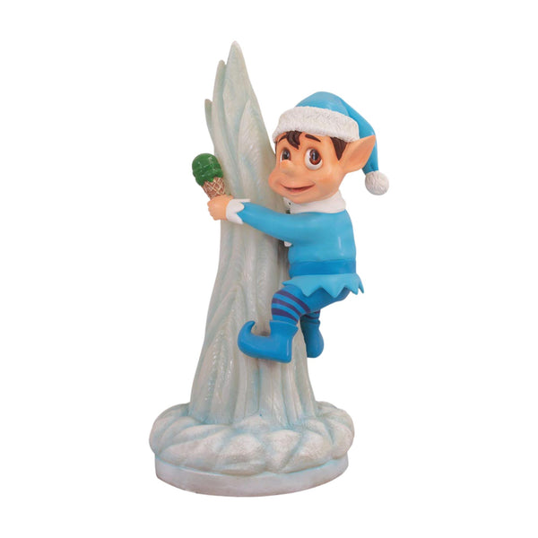 1.4m Elf on Icicle Commercial Christmas Display Prop
