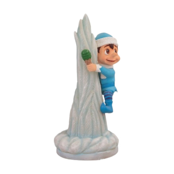 1.4m Elf on Icicle Commercial Christmas Display Prop