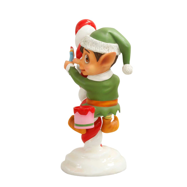 1.2M Santa Elf Painting Candy Cane Commercial Christmas Display Prop