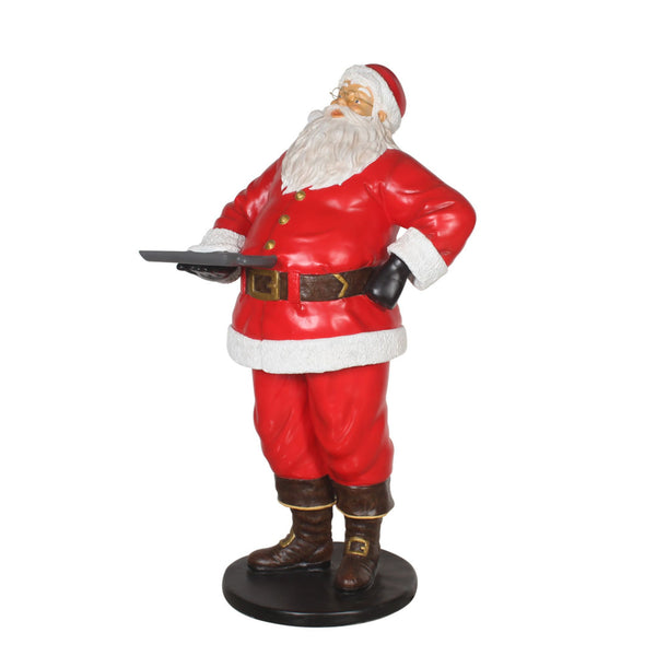6ft Standing Santa with Baking Tray Commercial Christmas Display Prop