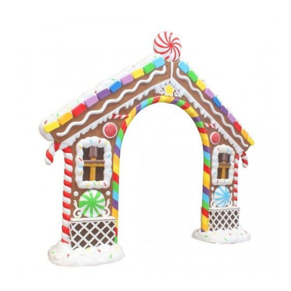 3.3m Festive Candy and Gingerbread Archway Commercial Christmas Display Prop