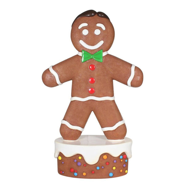 2m Festive Gingerbread Dad Commercial Christmas Display Prop