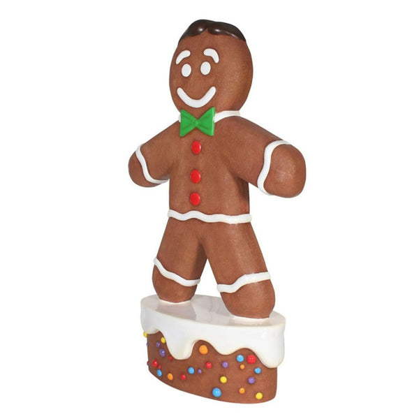 2m Festive Gingerbread Dad Commercial Christmas Display Prop