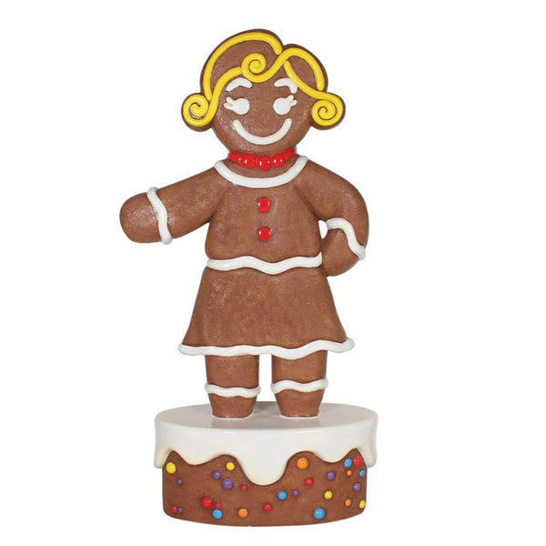 2m Festive Gingerbread Mum Commercial Christmas Display Prop