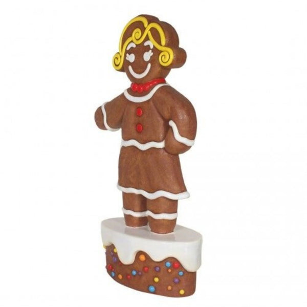 2m Festive Gingerbread Mum Commercial Christmas Display Prop