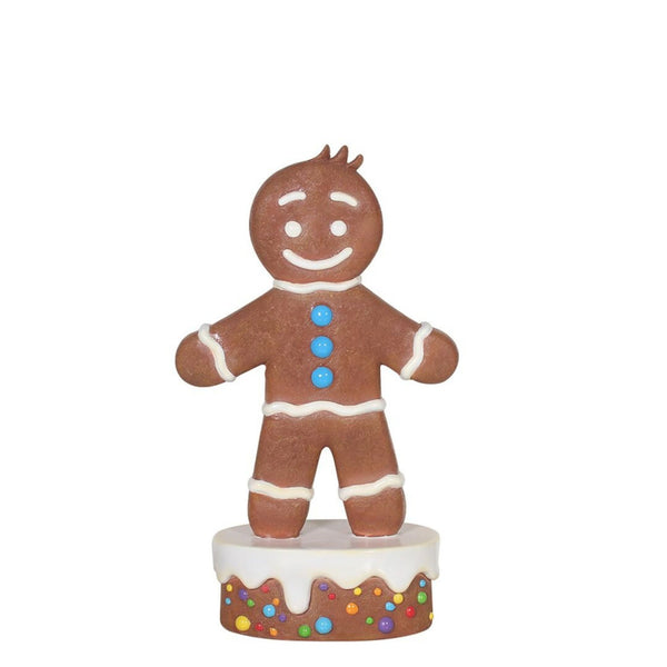 1.37m Festive Gingerbread Boy Commercial Christmas Display Prop