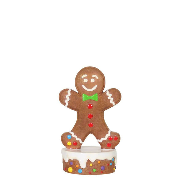 3ft Festive Gingerbread Boy Medium Commercial Christmas Display Prop