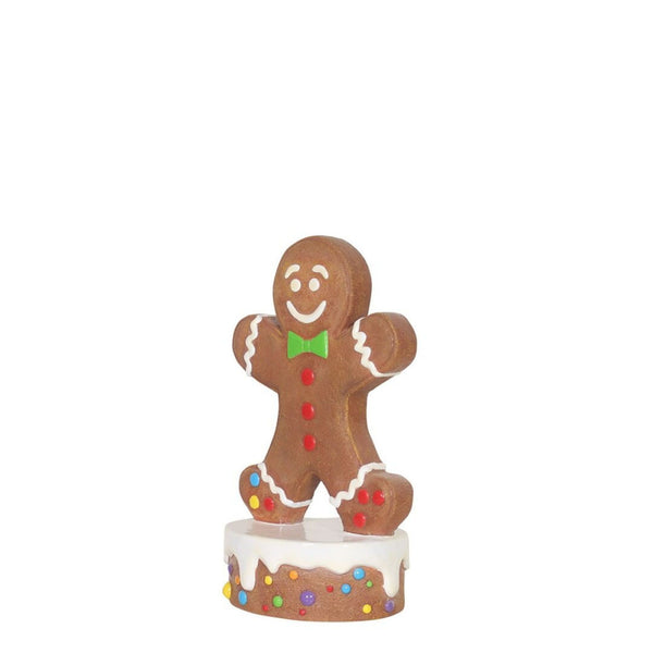 3ft Festive Gingerbread Boy Medium Commercial Christmas Display Prop