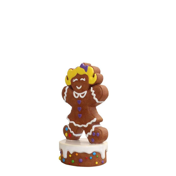 3ft Festive Gingerbread Girl Medium Commercial Christmas Display Prop