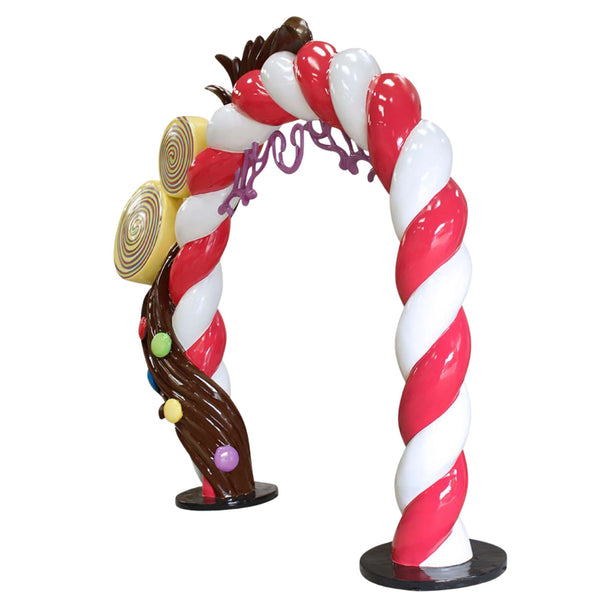 2.7m Giant Festive Candy Archway Commercial Christmas Prop Display