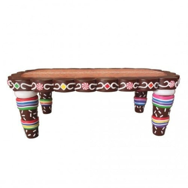 0.80m Gingerbread Table Commercial Christmas Display Prop