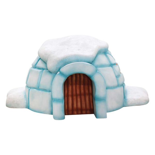 2.25m Giant Life-size Snowy North Pole Igloo Display House Christmas Prop