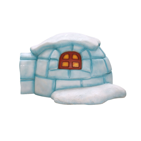 2.25m Giant Life-size Snowy North Pole Igloo Display House Christmas Prop