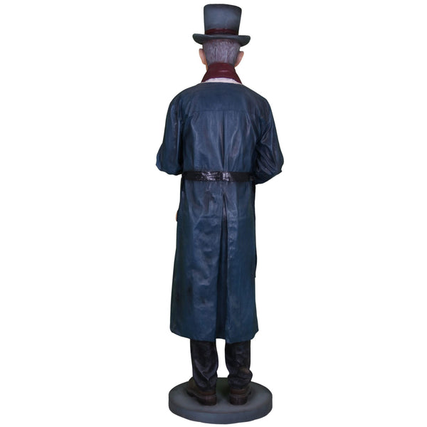 Father Realistic Life Sized Victorian Caroler Figure Display Prop