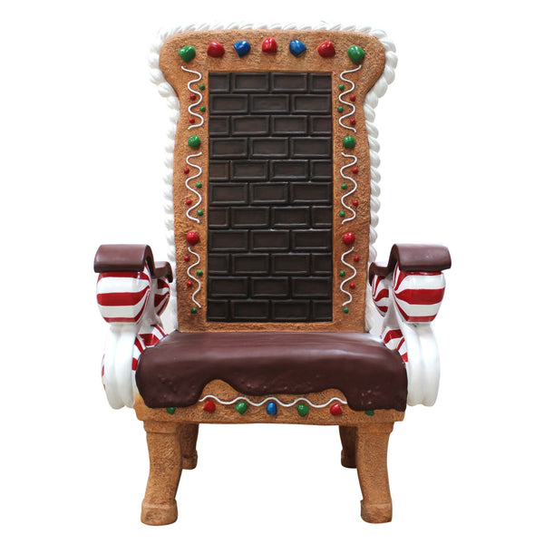 1.65m Gingerbread Throne Commercial Christmas Display Prop
